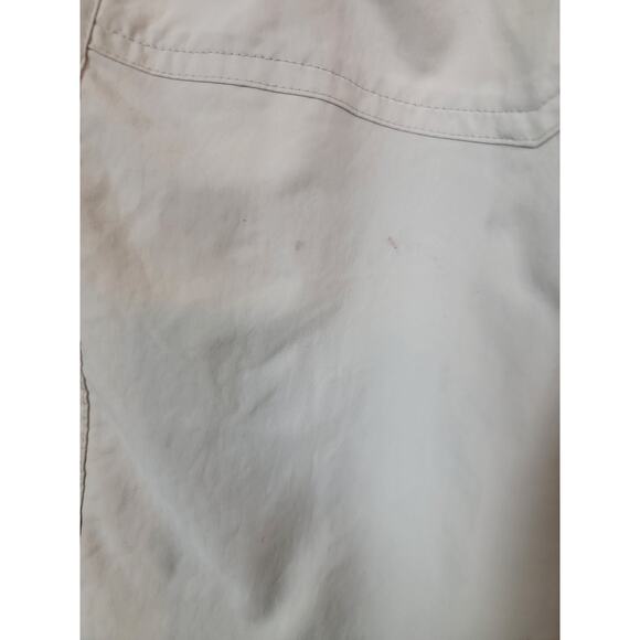 Patagonia Women's Size 14 Hiking Outdoor Pants with Roll Tab Hem Nylon Stain - Picture 3 of 9